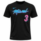Miami Basketball #3 Wade Graphic T-shirt Regular Fit