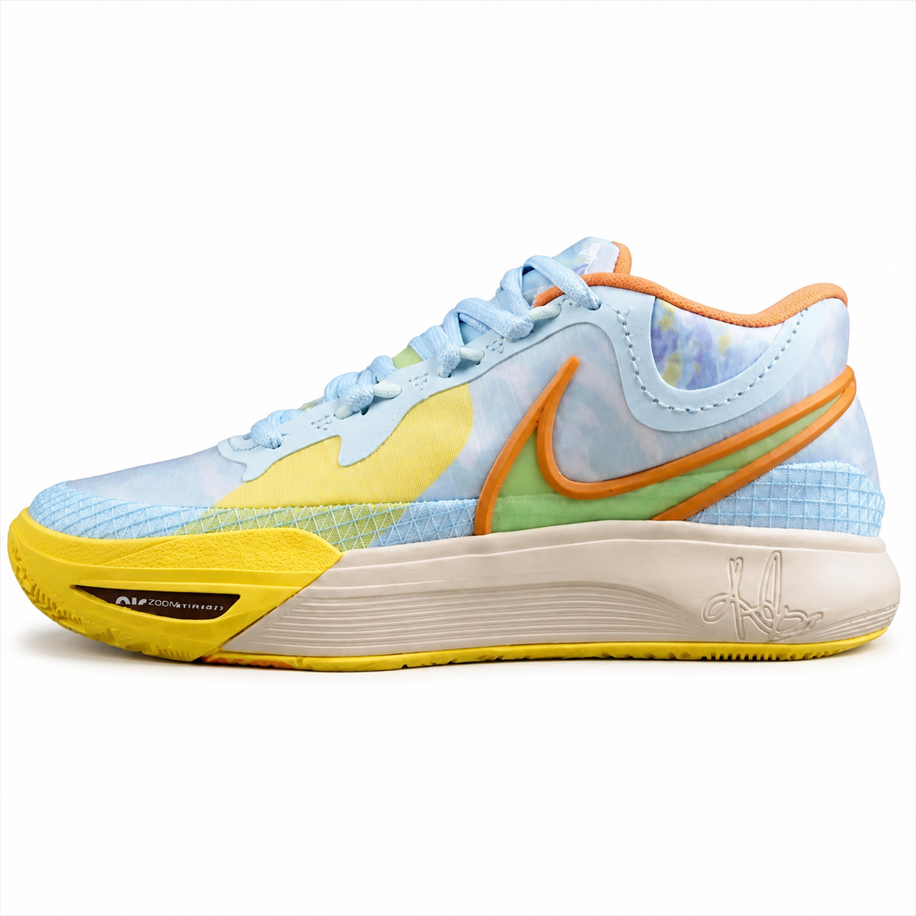 Pastel Low-Top Basketball Sneakers-Lightweight Cushioned Athletic Shoes