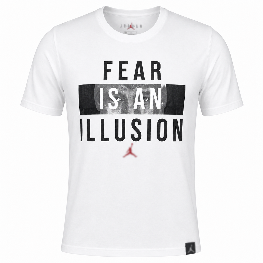 FEAR IA AN ILLUSION Graphic Basketball T-Shirt