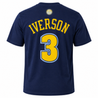 Allen Iverson #3 Denver Nuggets Basketball Graphic Cotton Tee -Regular Fit-