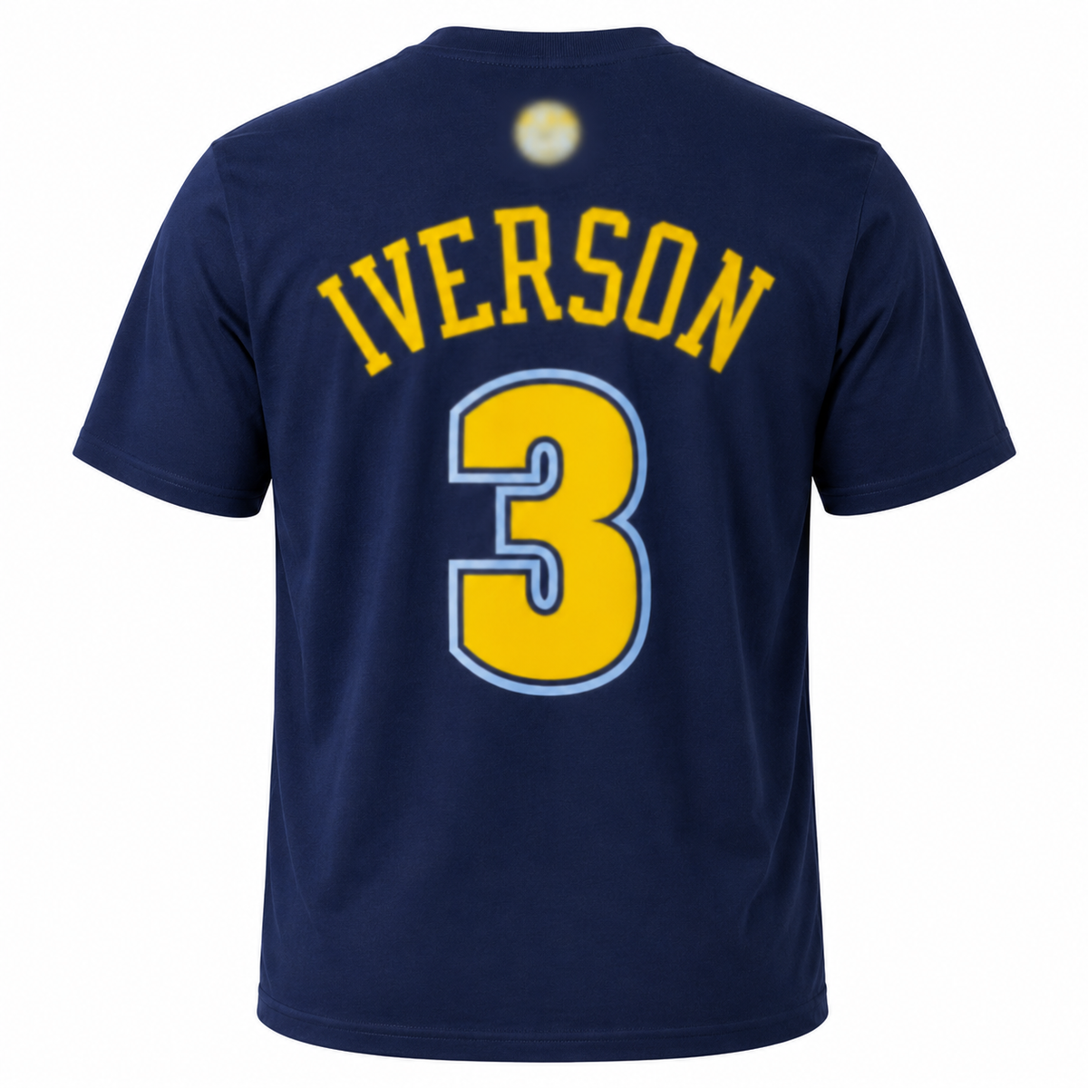 Allen Iverson #3 Denver Nuggets Basketball Graphic Cotton Tee -Regular Fit-