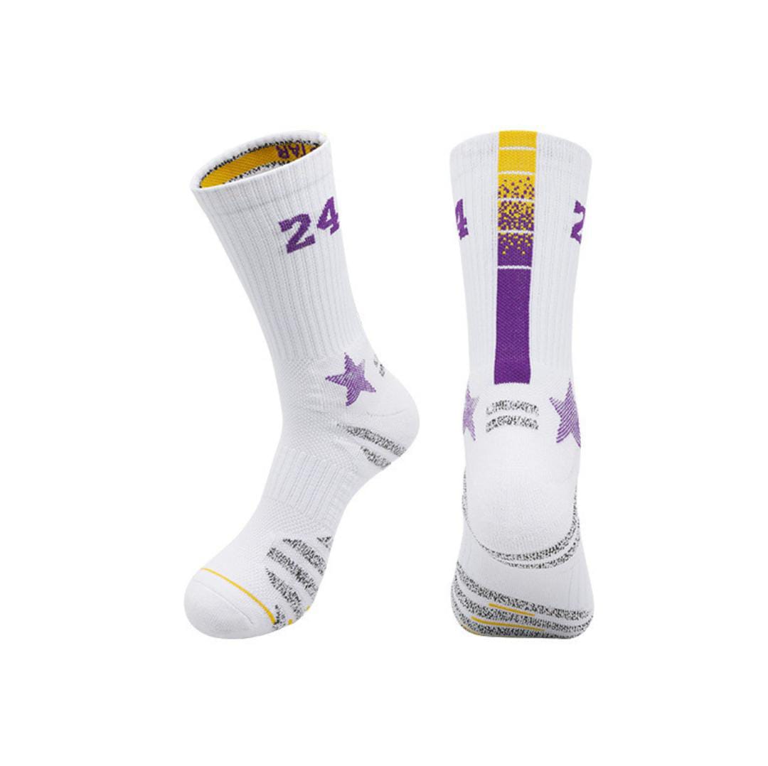 Basketball Graphic Cotton Socks