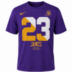 Los Angeles Lakers Lebron James #23 Graphic T-Shirt Regular Fit