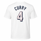 USA #4 Curry Basketball Graphic T-Shirt-Regular Fit-