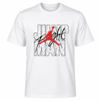 Jump Man Graphic Cotton T-shirt -Regular Fit-