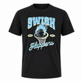 Swish Happens Vintage Basketball Graphic T-Shirt