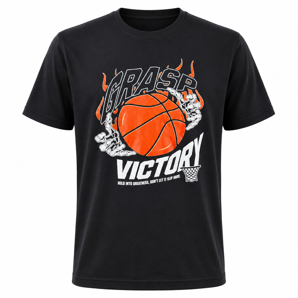 "Grasp History" Basketball Graphic T-Shirt
