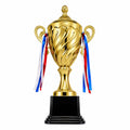 Premium Gold Championship Trophy Cup with Ribbons (61.3 CM)