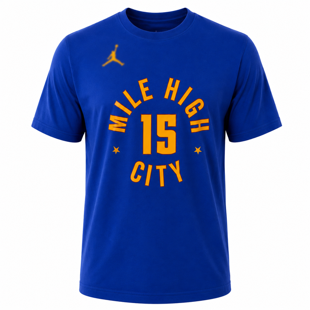 Nicola Jokic #15 Mile High City T-Shirt -Regular Fit